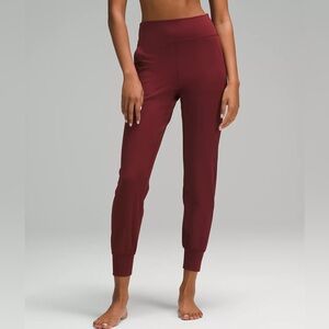 Lululemon Align HR jogger, red merlot